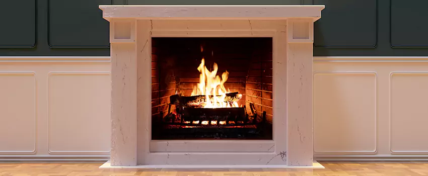 Decorative Electric Fireplace Installation in Dearborn Heights, Michigan