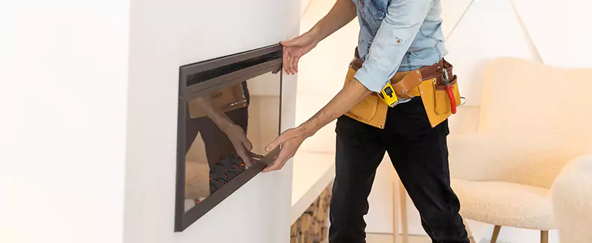 Metal Fireplace Installation in Dearborn Heights, Michigan