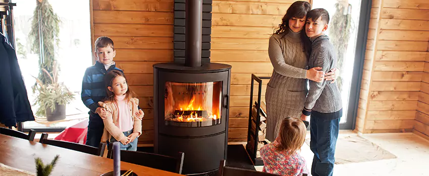 Morso Cast Iron Fireplace Insert Installation in Dearborn Heights, Michigan