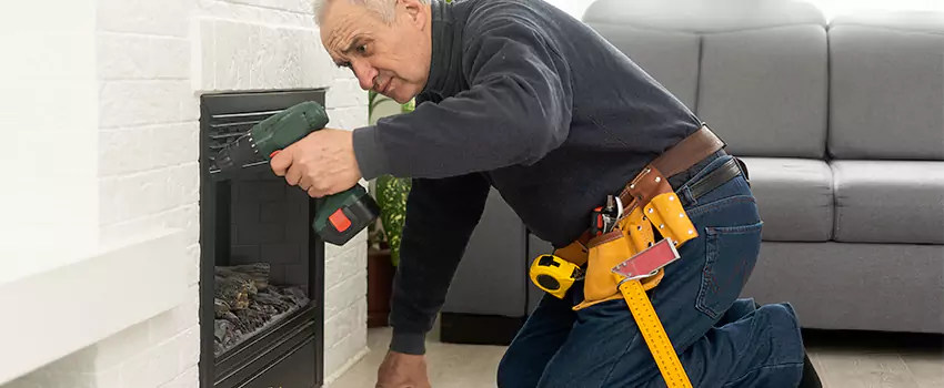 New Indoor Fireplace Installation in Dearborn Heights, Michigan