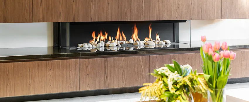 Double-height Fireplace Design Refurbishment in Dearborn Heights, Michigan