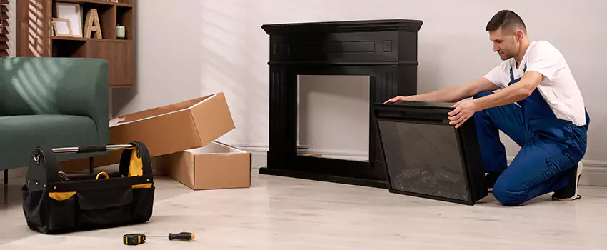 Old Rusted Metal Fireplace Repair And Replacement in Dearborn Heights, MI